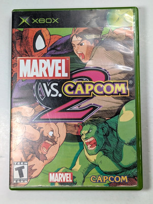 Marvel vs Capcom 2 Xbox in case authentic (case/manual worn)