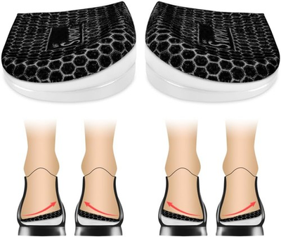 #ad 3 Layers Adjustable Supination Overpronation Insoles Anti Slip Medial Lateral H $27.21