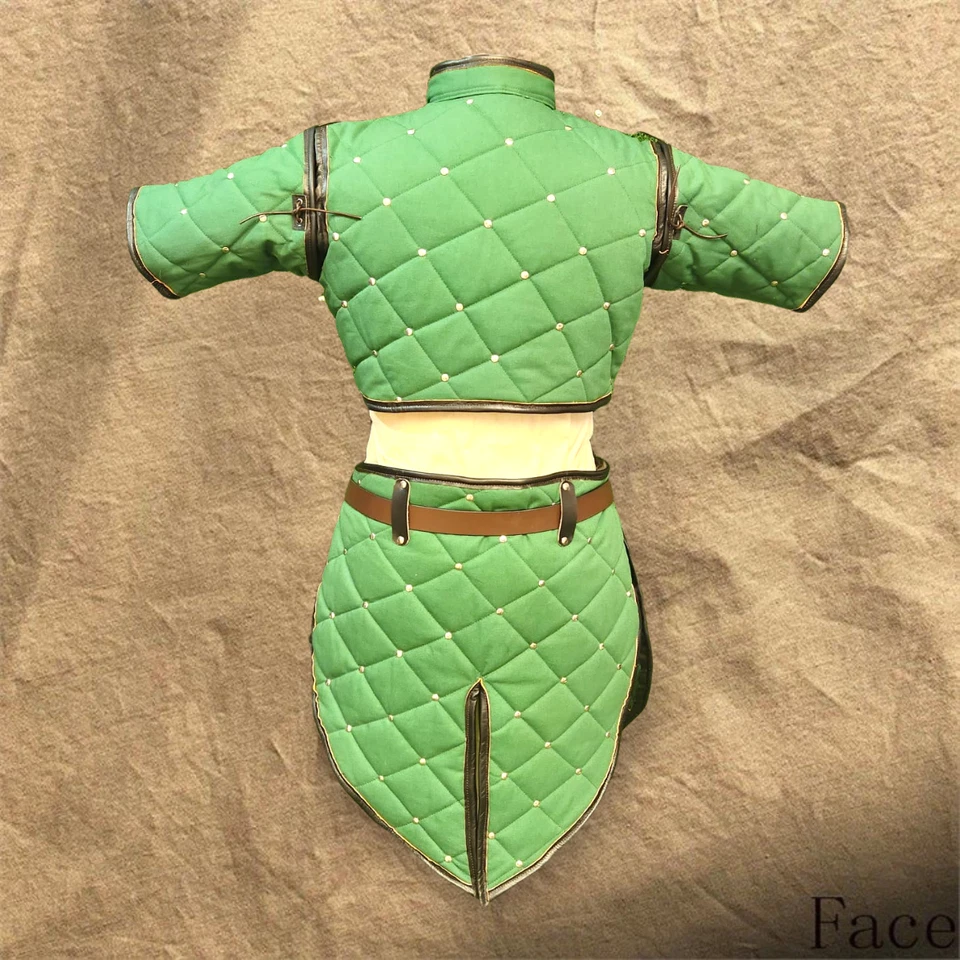 Armadura acolchada medieval Gambeson para LARP, cosplay, recreaciones larp Foto 2 de 4