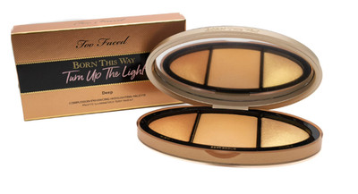 Too Faced Born This Way Turn Up the Light Highlighting Palette - Deep - NIB