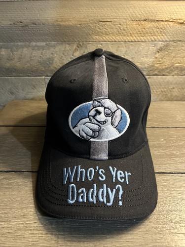 Vintage Big Dogs Who’s Yer Daddy? Hat Cap Fitted Stretch Y2K