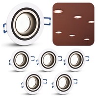 6X Matapo Einbauspot Deckenstrahler Mit Led Modul 4W Neutralweiß Deckenlampe