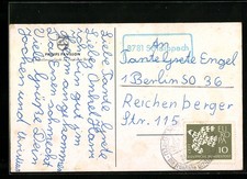 Landpoststempel Schaippach, Ansichtskarte 1962 