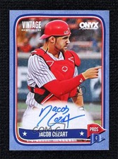 2024 Onyx Vintage Blue Bordered 12/25 Jacob Cozart #VAJACO Auto 0j81