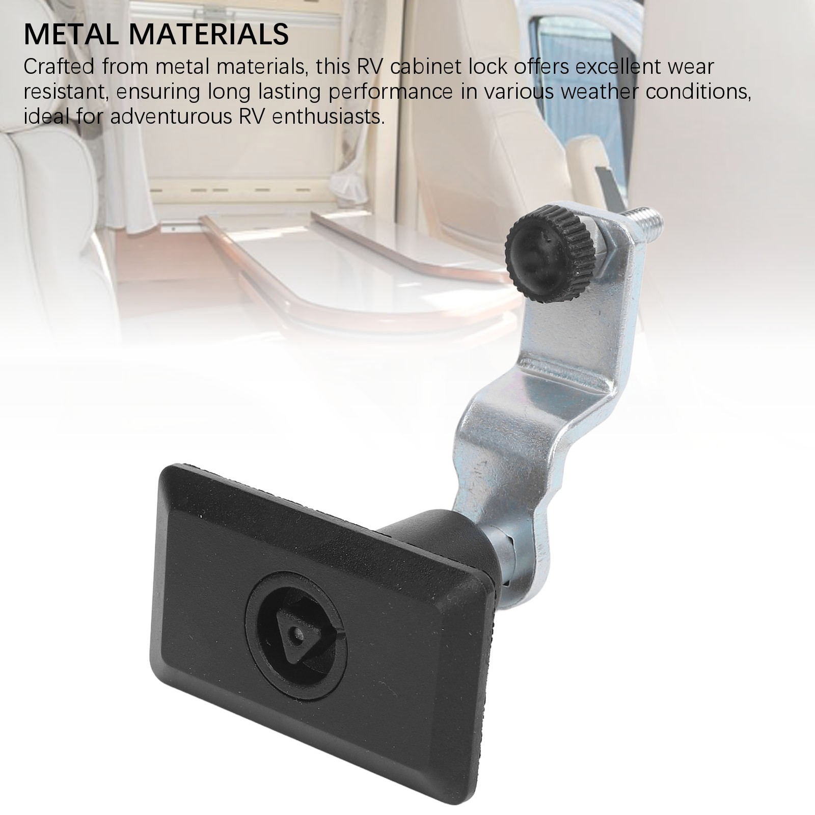 RV Storage Lock With Key Metal Easy Installation Enhanced Security Strong
