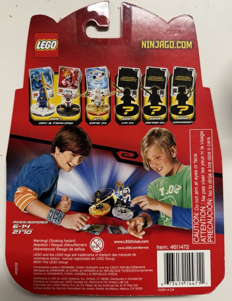 New Sealed LEGO Ninjago Cole DX 2170 Golden Weapon 2011 Retired US