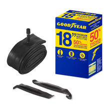 NEW Goodyear 18" x 1.75"-2.125" Heavy Duty Bike Tube, Black, Shrader Valve