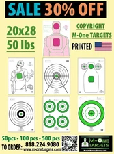 30% OFF High Quality Indoor Outdoor Range Paper Shooting Targets 20x28 50lbs