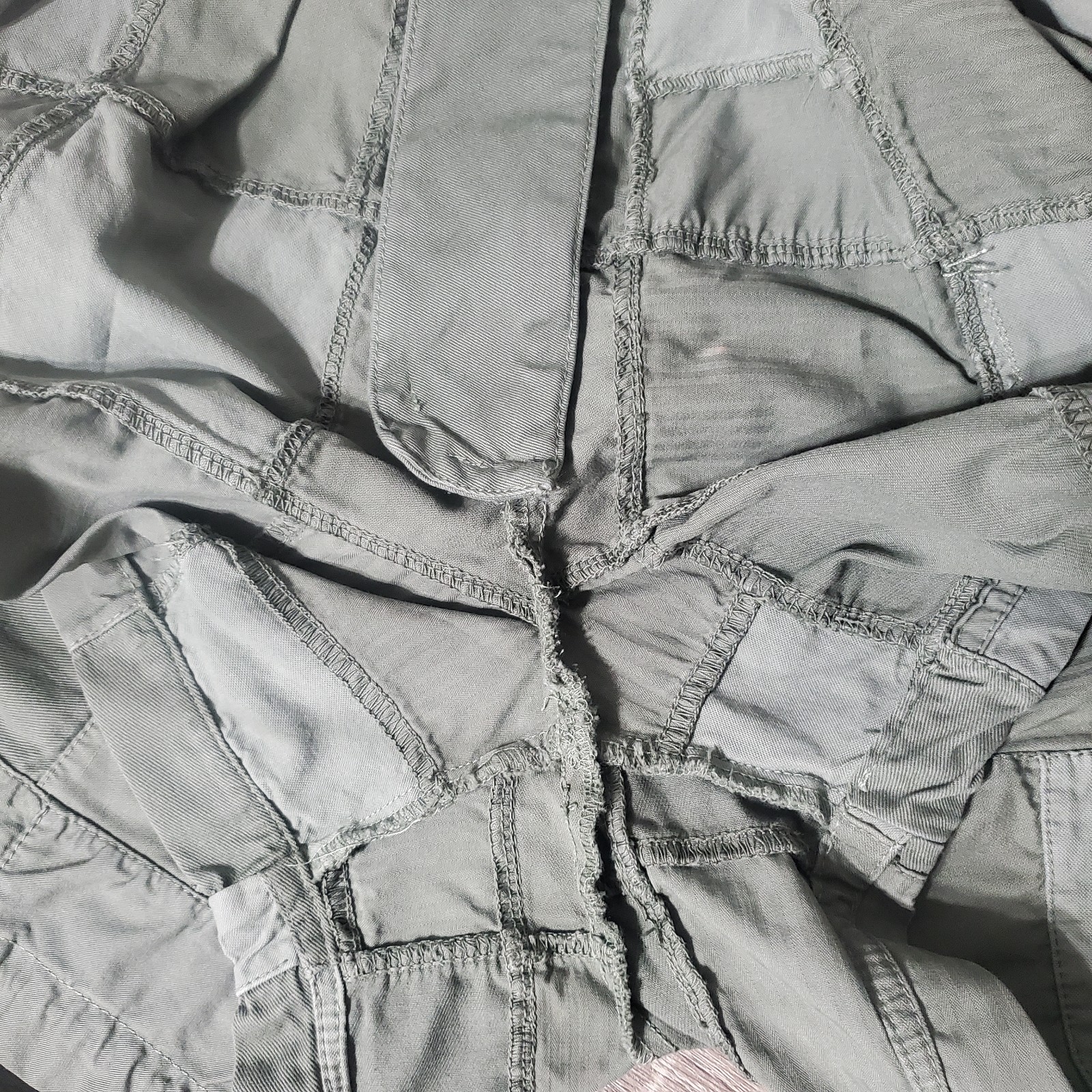 J.Crew Size 2, D-ring Patchwork Short Cuffed Pre-… - image 19