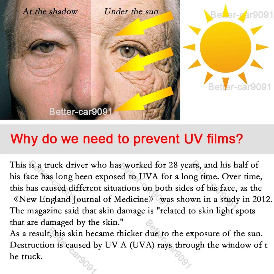 20"x10'ft 3Mx50CM Window Tint Film 15% VLT Car Home Office Glass Uncut Roll - Image 4 of 4