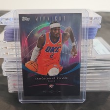Topps 2025 Midnight Shai Gilgeous-Alexander #56 Oklahoma City Thunder NBA Card