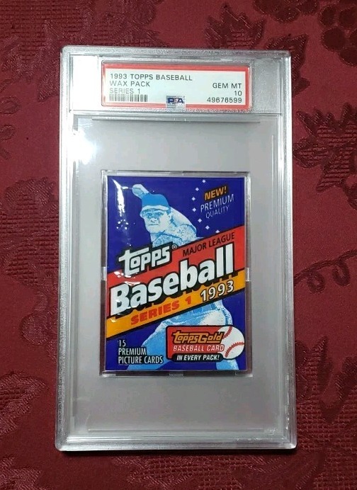 1993 Topps Baseball Pack Series 1 PSA 10 GEM MINT (Possible Jeter Card Inc.) FS