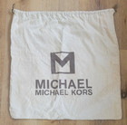 Michael Kors Drawstring Dust Bag Beige Denim w/ Brown Logo 21" X 21" — photo 2