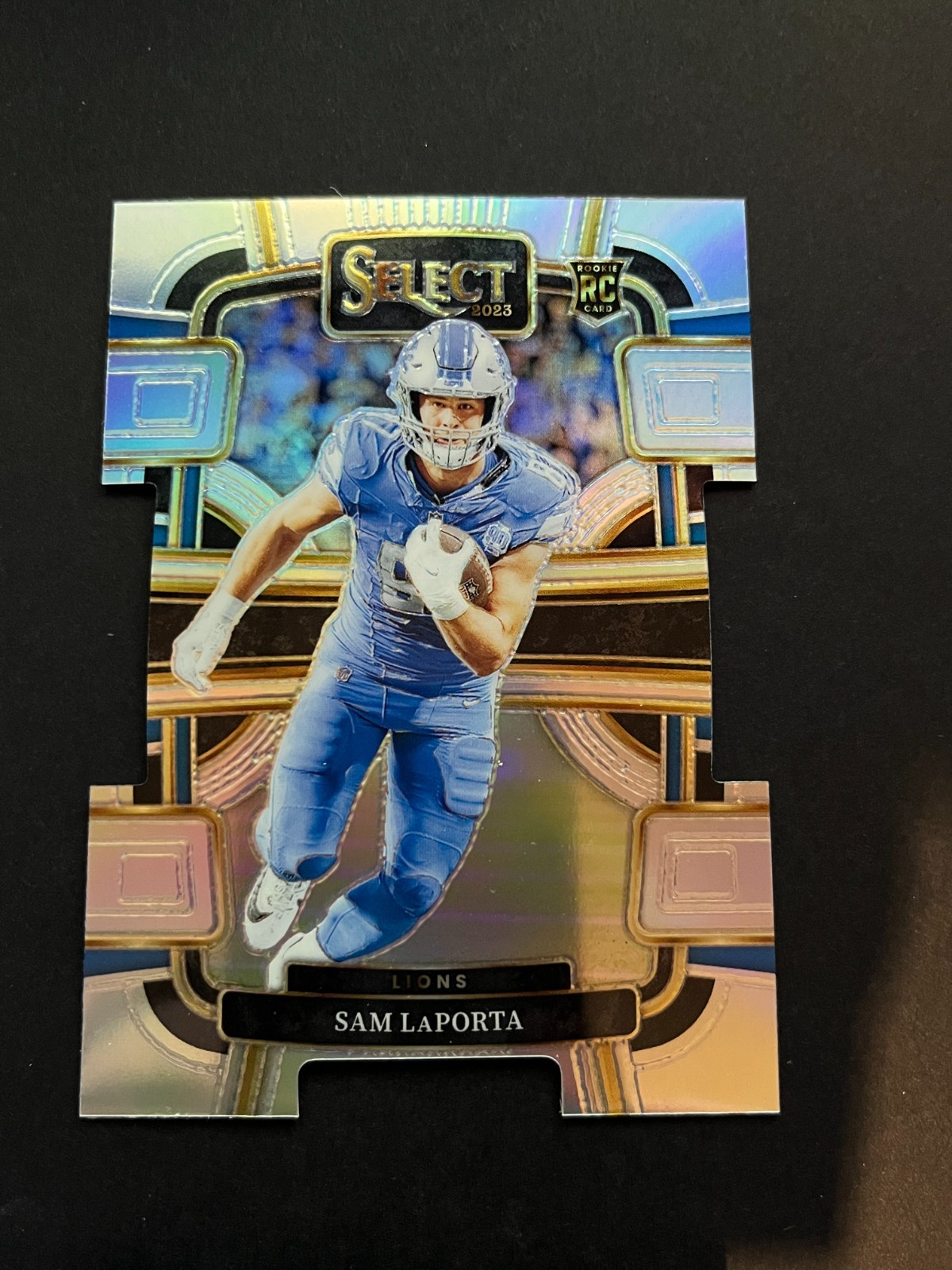 2023 Select Sam LaPorta Silver Prizms Die Cut RC Concourse #35 Lions