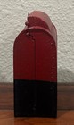 VTG Cast Iron Mailbox Still Coin Bank John Wright Black & Red — photo 2