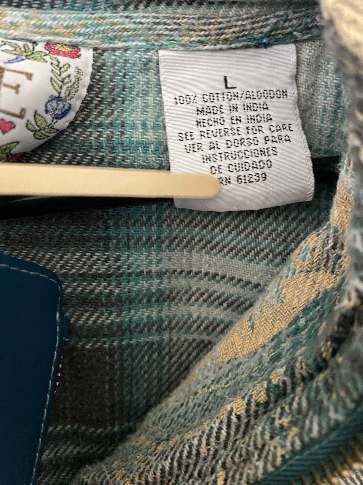 IGNITE Boho patchwork Pullover Hoodie 100% Cotton… - image 5