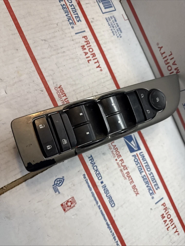 🚘✅ Interruptor maestro ventana GMC Sierra 1500 2007-2013 controlador izquierdo OEM F00HJ00595 Foto 2 de 4