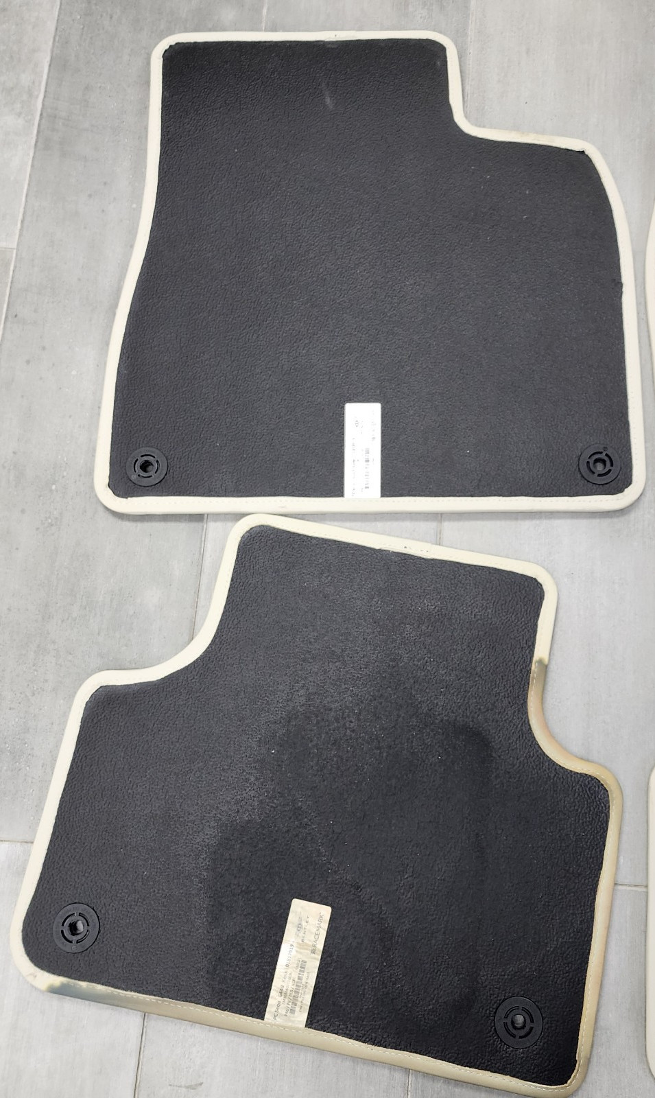 2015-2020 BENTLEY BENTAYGA  INTERIOR FLOOR CARPET MATS SET 01817919 36B 863 011