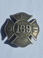 RARE HISTORIC 1920s Firefighter Hat Badge Oakland FIRE DEPT CA Obsolete
