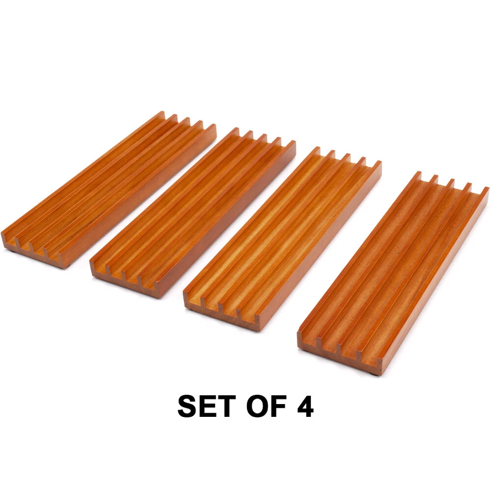 Wooden Domino Racks/Trays/Holders for Mexican Train Dominoes Games (Set of 4) - Image 3 of 4
