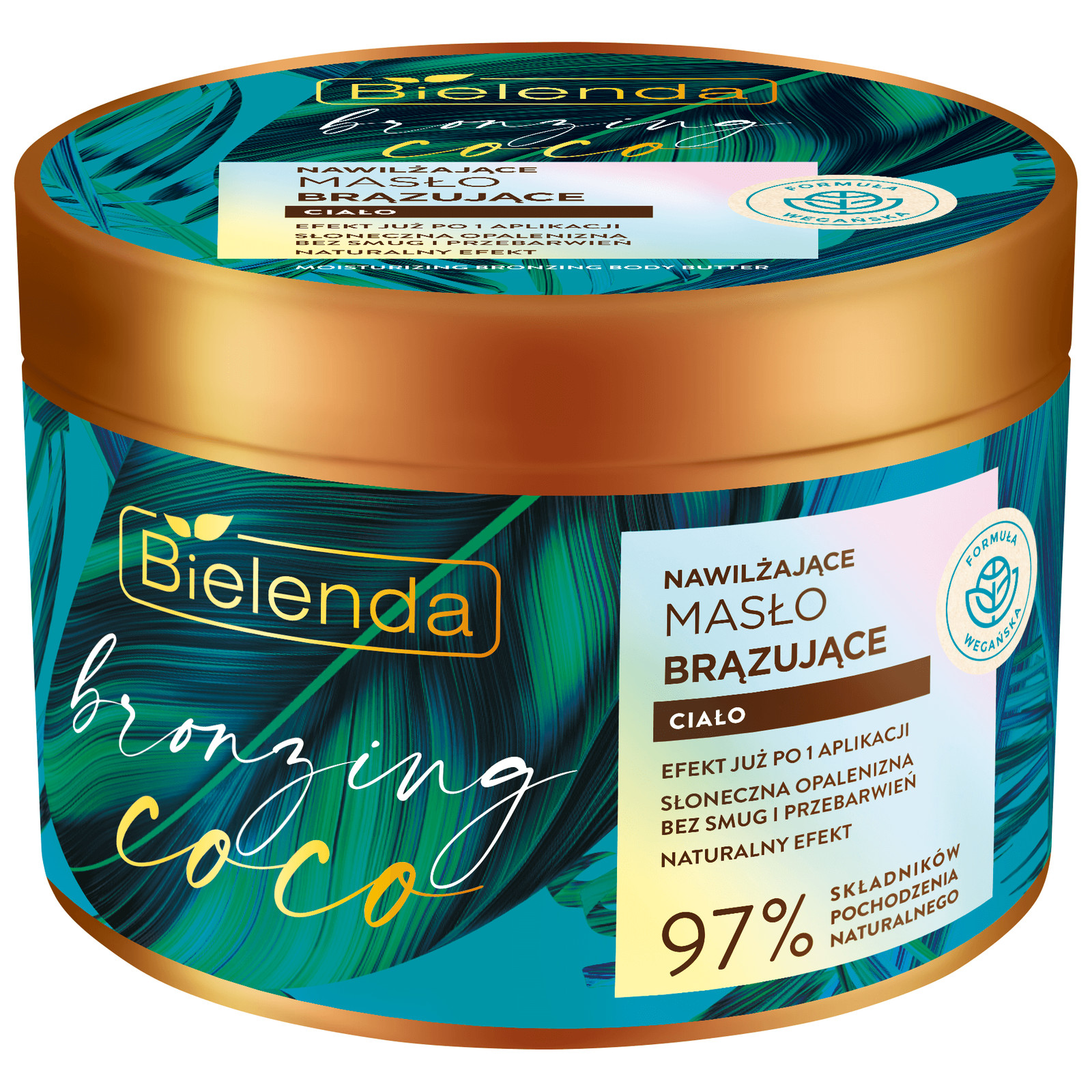 Bielenda Bronzing Coco Moisturizing Body Butter 97% Natural ingredients 200ml