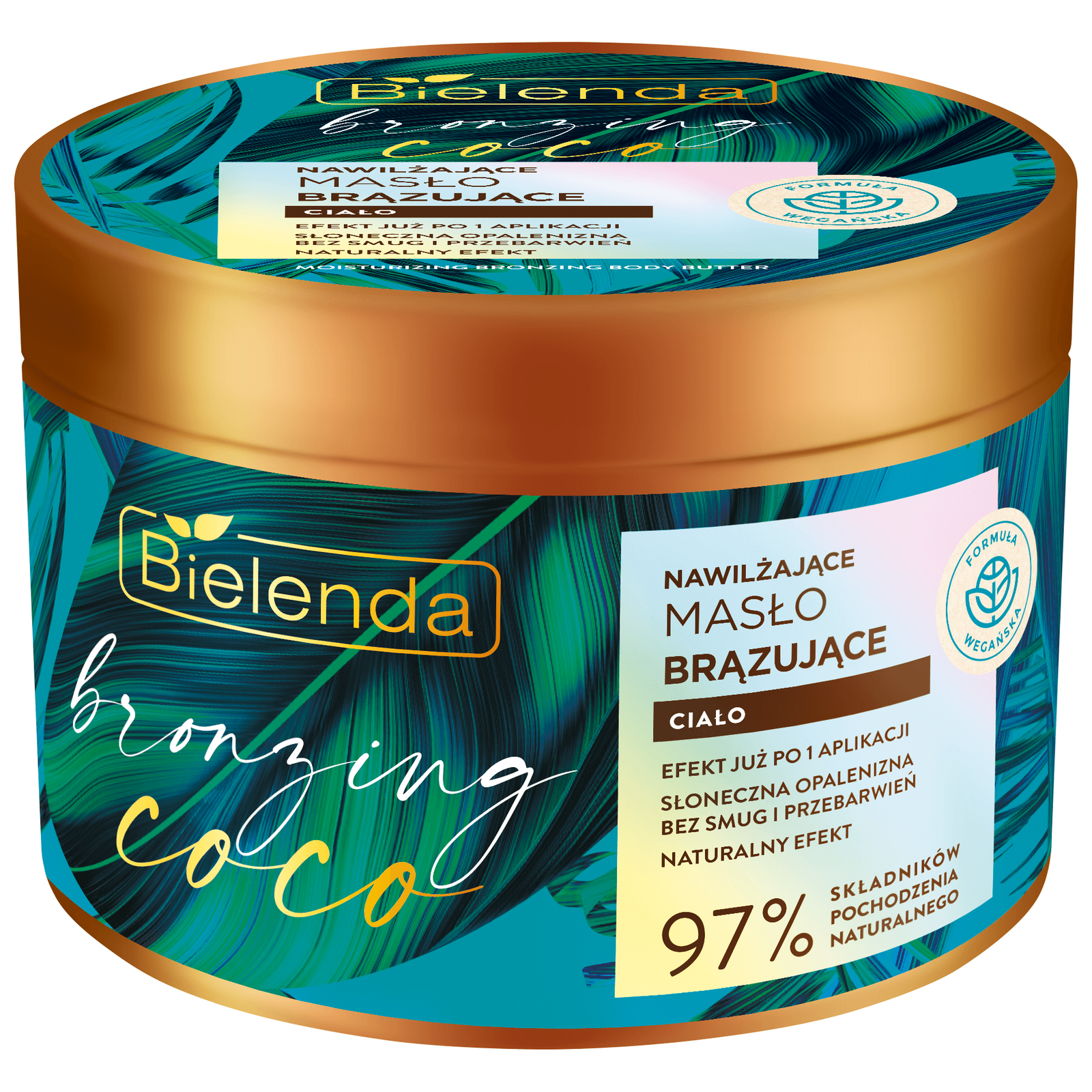 Bielenda Bronzing Coco Moisturizing Body Butter 97% Natural ingredients 200ml