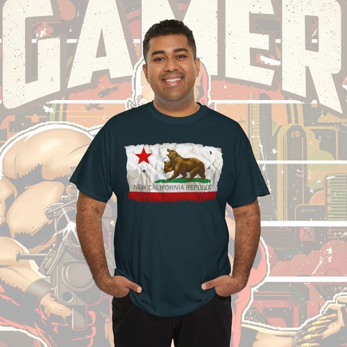 Camiseta Unisex Fallout Game New California Republic, Colección Camiseta Gaming - Imagen 143 de 181