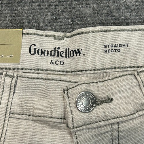 Men's Straight Lightweight Jeans - Goodfellow & Co Light Blue & Gray Multi Sizes - Picture 14 of 20