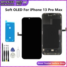 For iPhone 13 Pro Max Display Touch Screen Digitizer Assembly Replace Soft Oled