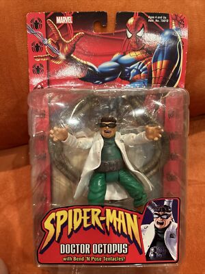 Spider-Man Classics Doctor Octopus Bend 'n Pose Tentacles Figure 2002 NIB TOYBIZ