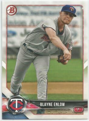 Blayne Enlow Minnesota Twins 2018 Bowman Draft 