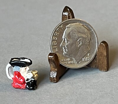 Vtg Early American Colonial Toby Mug Artisan Dollhouse Miniature 1:12 or 1:24