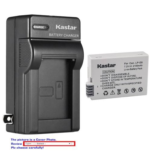 LP-E8 Battery OR Charger for Canon EOS 550D 600D 650D 700D T2i T3i T4i T5i