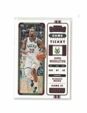 2022-23 Panini Contenders - Red Game Ticket #37 Khris Middleton