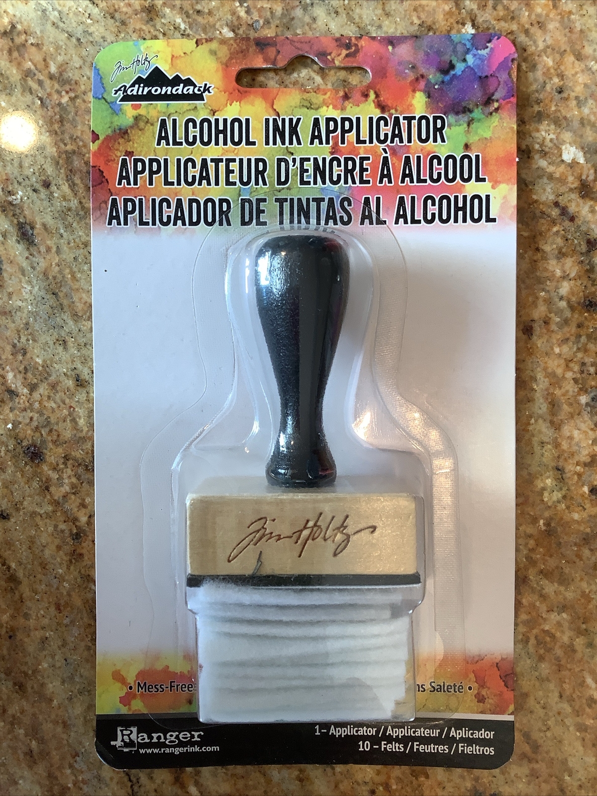 Ranger Tim Holtz Adirondack Alcohol Ink Applicator with 10 Felt ...