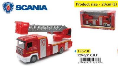 New-Ray Scania Fire Ladder Truck Maßstab 1:43
