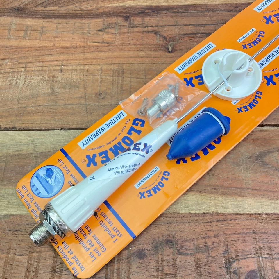 Glomex VHF Seefunk Antenne RA109SLS Edelstahl Marine 156-162 MHz 90cm Segelboot - Bild 3 von 4
