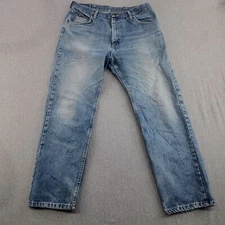 Vintage Wranglers Jeans Size 36x30 Bootcut 100% Cotton Broken In