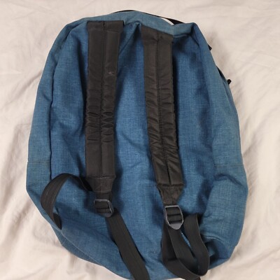 Vintage Caribou Mountaineering Blue Hiking Backpack Camping Trails