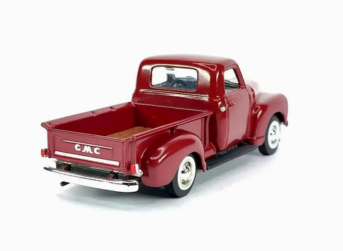 New In Box Road Signature 1/43 Scale Diecast Burgundy1950 GMC PICK UP Truck - Picture 2 of 4