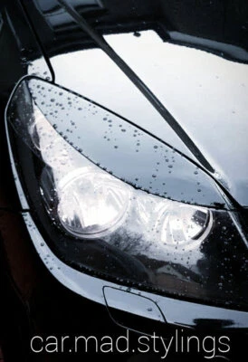 Vauxhall Astra H Black Plastic Eyebrows/Eyelids/Kit/Light/Eye Brows CDTI/VXR/MK5