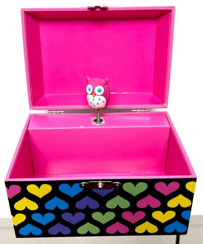 Girls Hoot I'm So Cute Musical Jewelry Box, Size: 6 x 4 x 4 in. Free Shipping - Picture 1 of 5