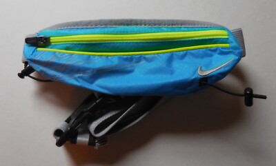 Nike Lightweight Running Slim Waist Pack Adult Unisex Blue Glow/Wolf Grey/Volt