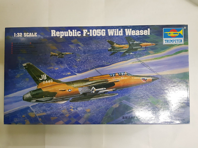 Trumpeter 1:32 F-105G Wild Weasel Fighter-Bomber Model Kit | eBay
