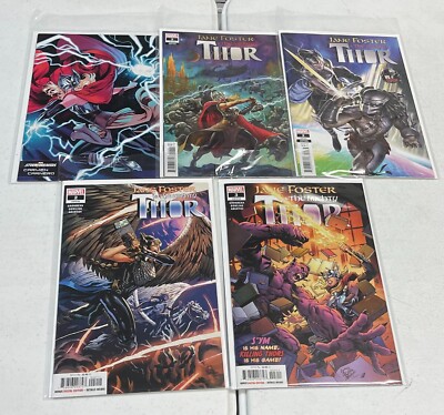 Jane Foster and The Mighty Thor#1--3 Lot of 5 Comics  Marvel Comics 2022 Nice