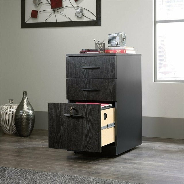 Sauder Via 3 Drawer File Cabinet In Bourbon Oak For Sale Online Ebay