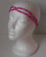 Nike Fixed Lace Graphic Headband Women Active Pink/White