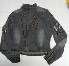 Jennyfer J Women's Jean Top/coat/jacket - Size Large