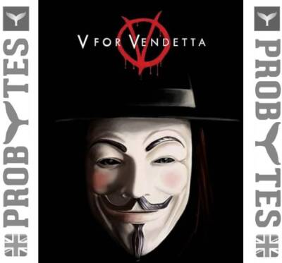 Fancy Dress Halloween Anonymous Hacker / Guy Fawkes / V for