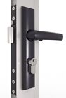 <!--F#f_0--> security screen door lock hinged door * Black *( WITH CYLINDERS)<!--F/-->